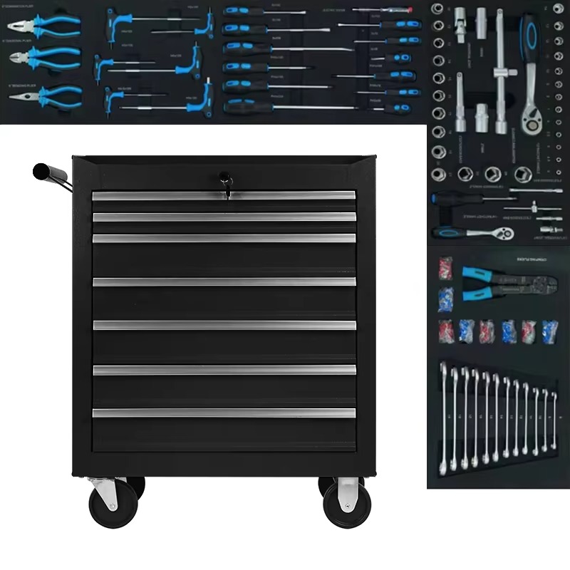 خزانة أدوات دوارة ذات 7 أدراج  - مراجعة Workshop Garage Tools Manufacturer وسعره