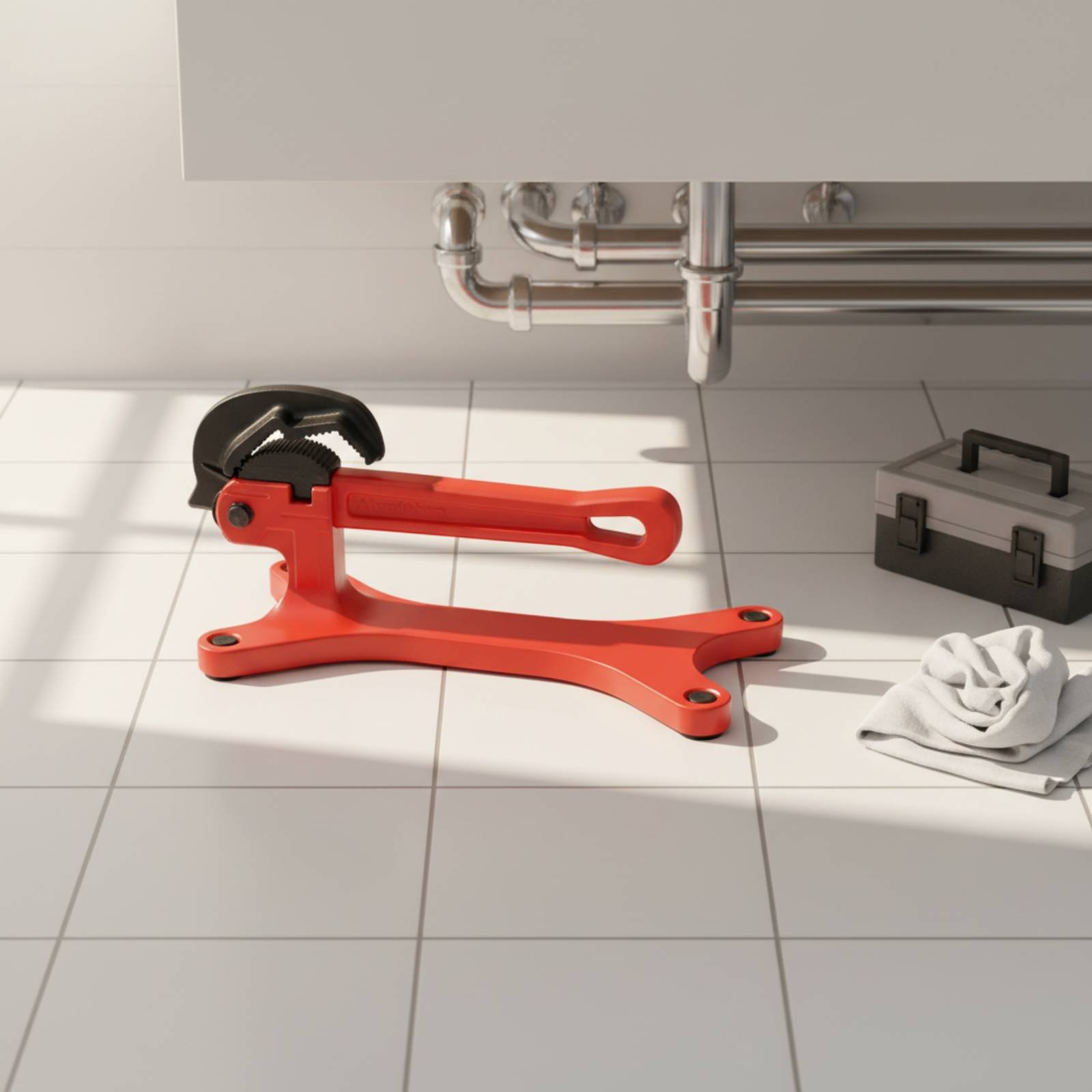 مفتاح أنابيب ذاتي القفل محمول  - مراجعة Tools For Workshop وسعره