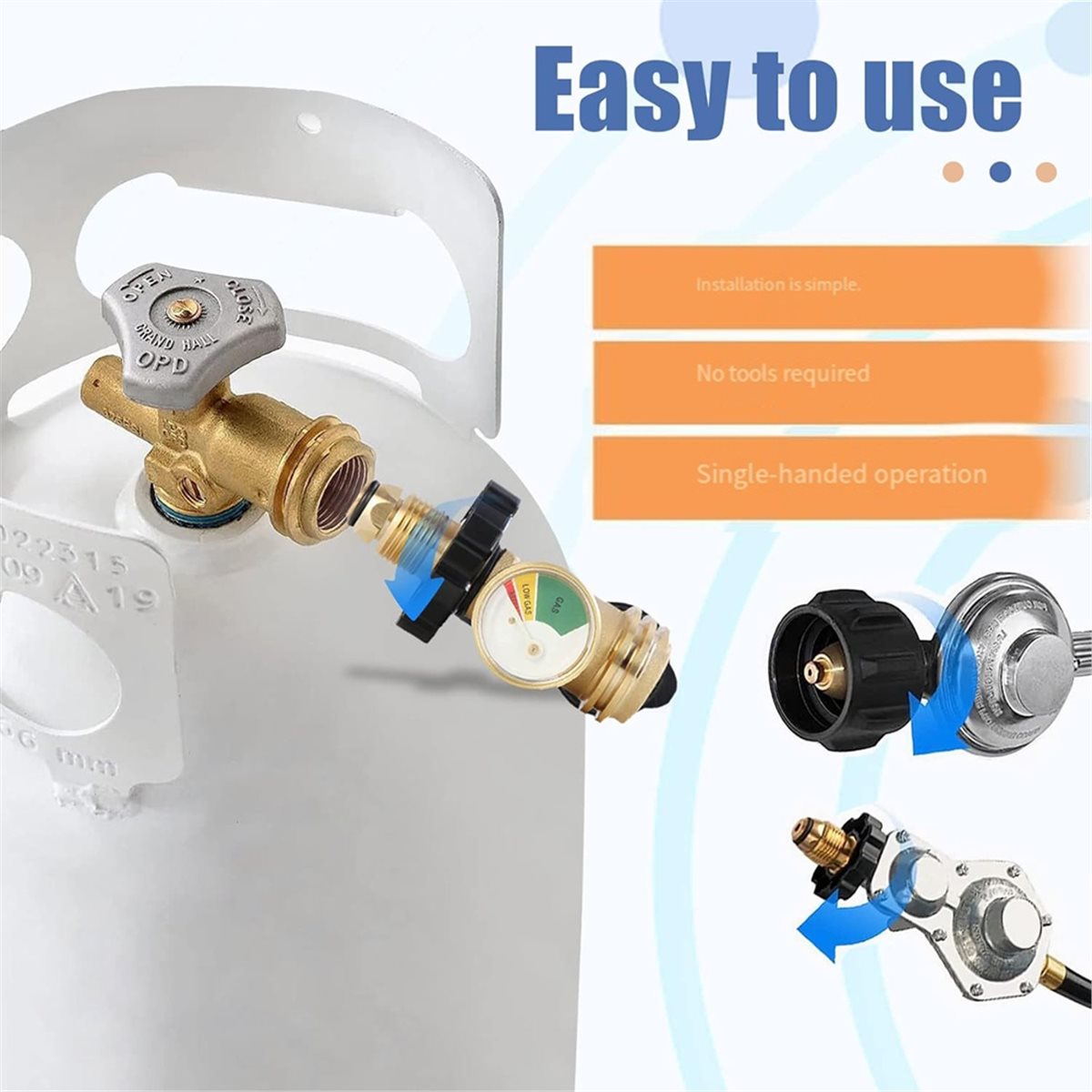 مقياس مستوى غاز البروبان العال - مراجعة Tools Qcc وسعره